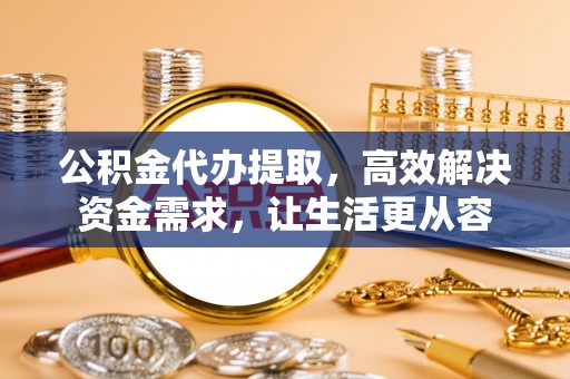 肃南公积金代办提取，高效解决资金需求，让生活更从容