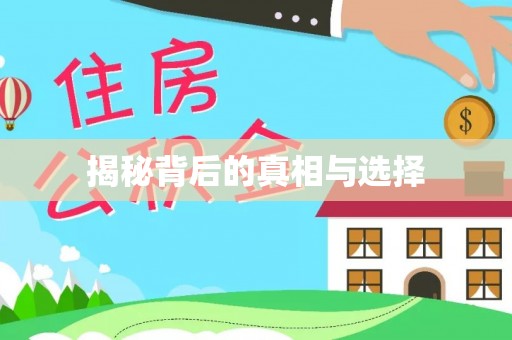 肃南揭秘背后的真相与选择