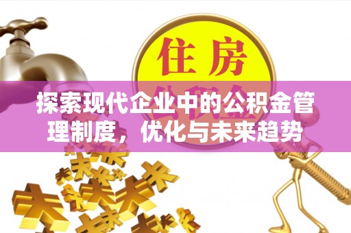 肃南探索现代企业中的公积金管理制度，优化与未来趋势