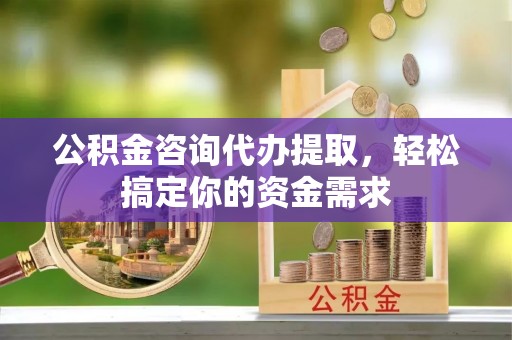 肃南公积金咨询代办提取，轻松搞定你的资金需求