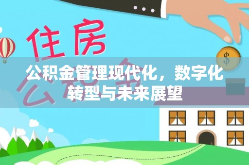 肃南公积金管理现代化，数字化转型与未来展望