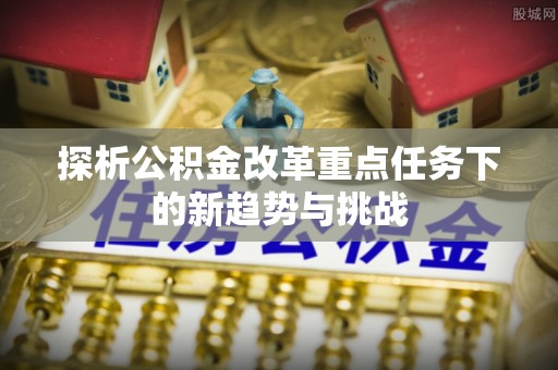 肃南探析公积金改革重点任务下的新趋势与挑战
