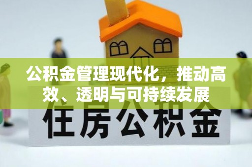肃南公积金管理现代化，推动高效、透明与可持续发展