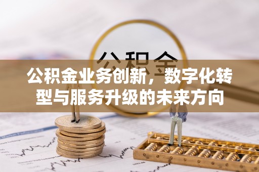 肃南公积金业务创新，数字化转型与服务升级的未来方向