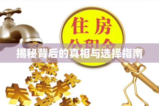 肃南揭秘背后的真相与选择指南