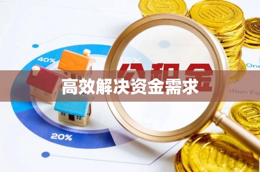肃南高效解决资金需求