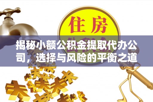 肃南揭秘小额公积金提取代办公司，选择与风险的平衡之道