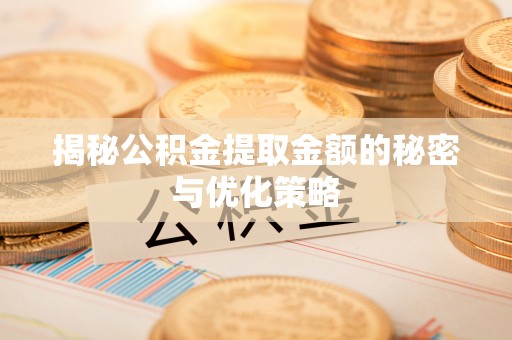 肃南揭秘公积金提取金额的秘密与优化策略