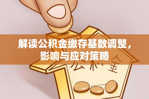 肃南解读公积金缴存基数调整，影响与应对策略