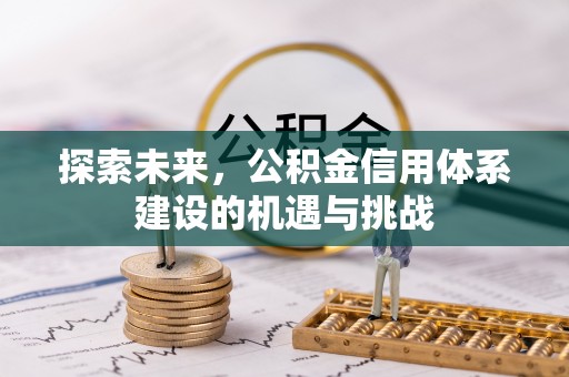 肃南探索未来，公积金信用体系建设的机遇与挑战