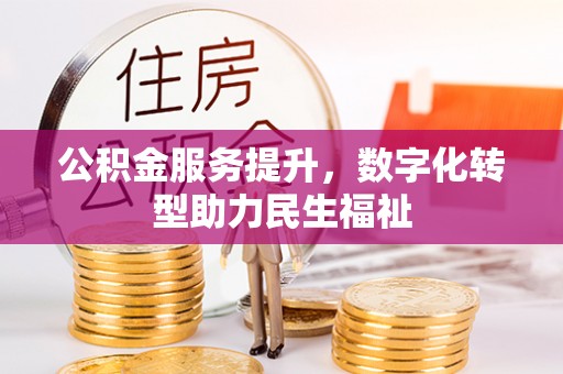 肃南公积金服务提升，数字化转型助力民生福祉