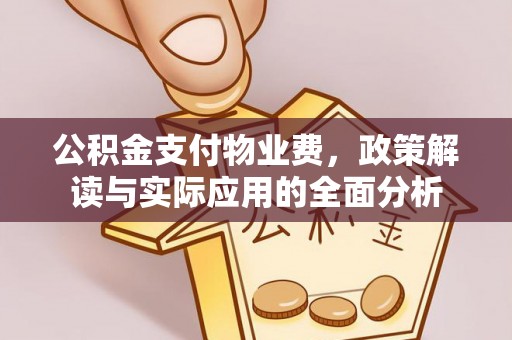 肃南公积金支付物业费，政策解读与实际应用的全面分析